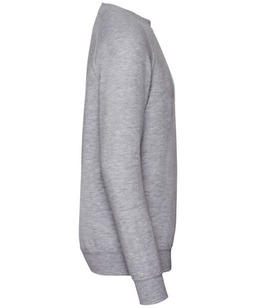 pink pig print  russell kids sweatshirt 7620b  side