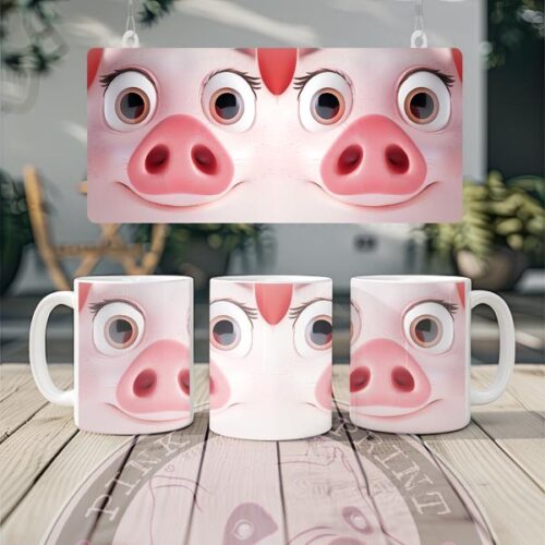 pink pig print ppp 3dmg pig 002