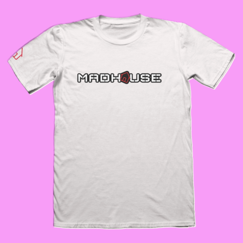 pink pig print  ppp mh t white front