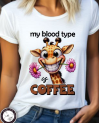 Giraffe - my blood type is coffe