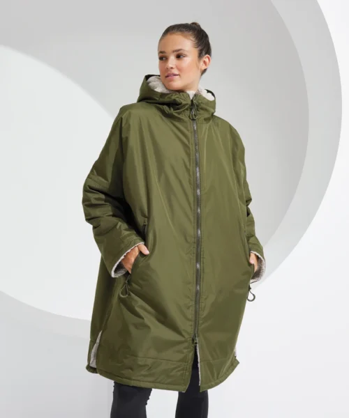 pink pig print  tridri changing robe 2