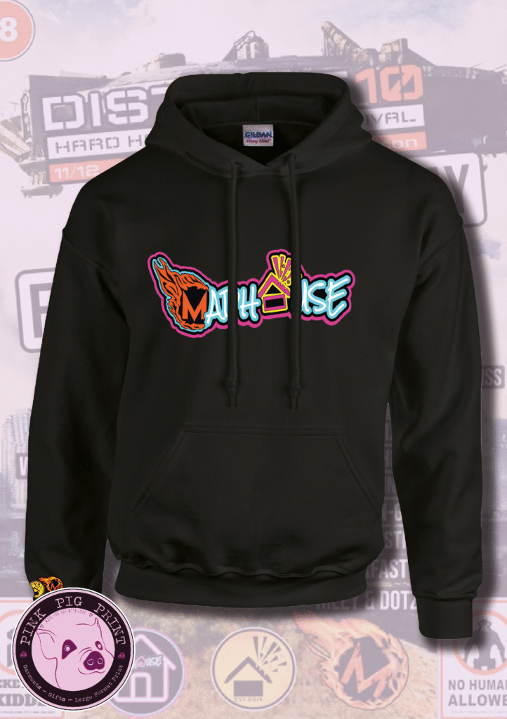 pppmhd10hoodiefront pink pig print pink pig print