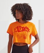pink pig print  tridi womens crop top tr019 01
