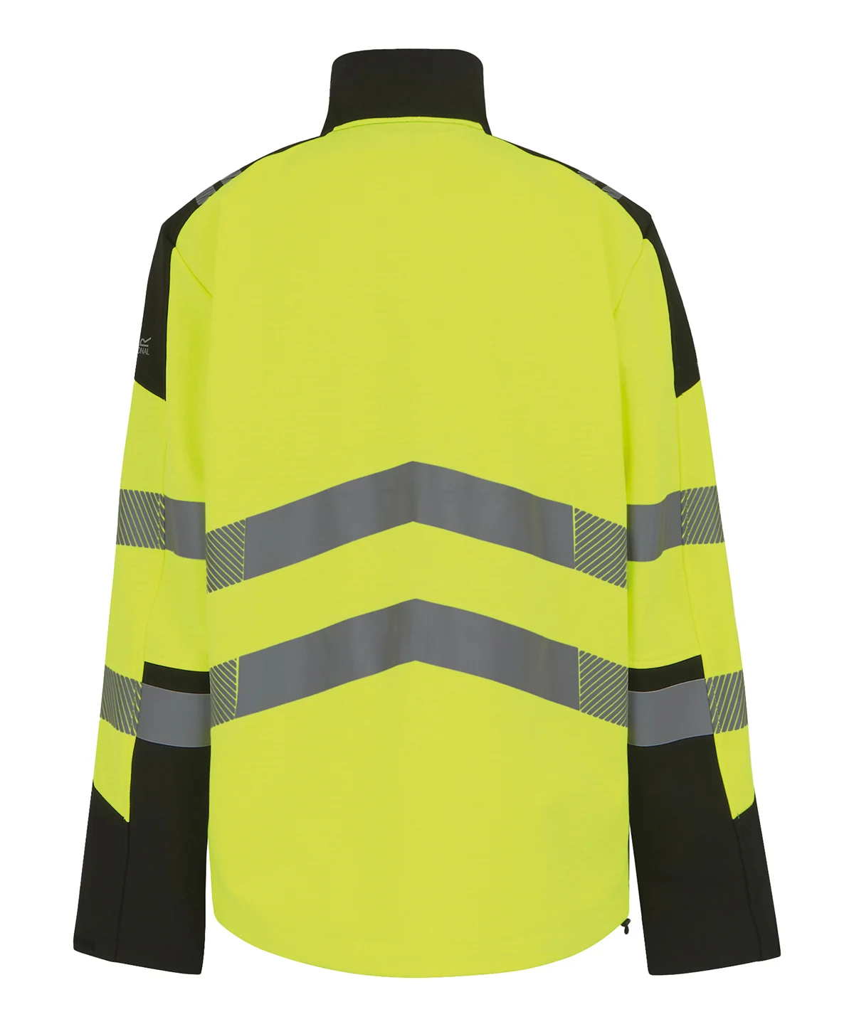 Hi-Vis X-Pro 3-layer softshell jacket (Class 2) Yoellow back flat