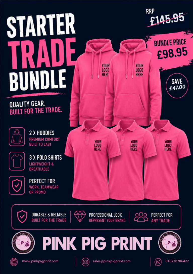 pink pig print  hoodie and polo shirts add