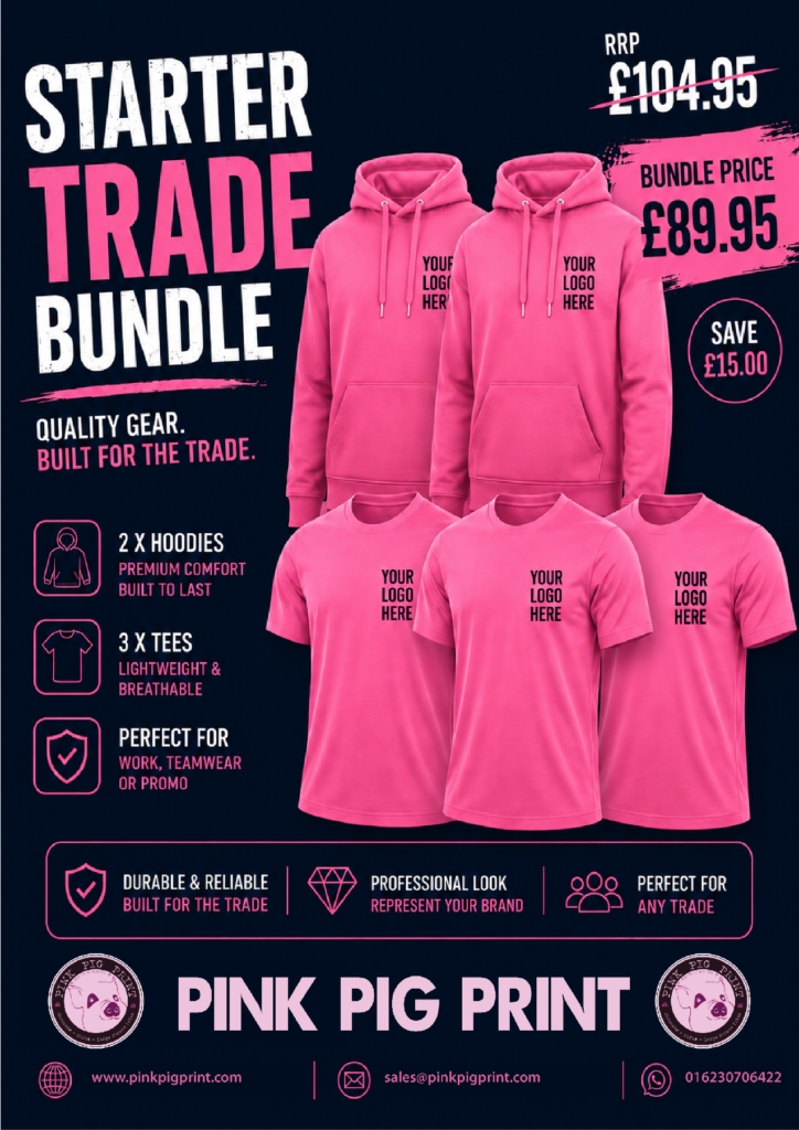 pink pig print  hoodie and t shirts add